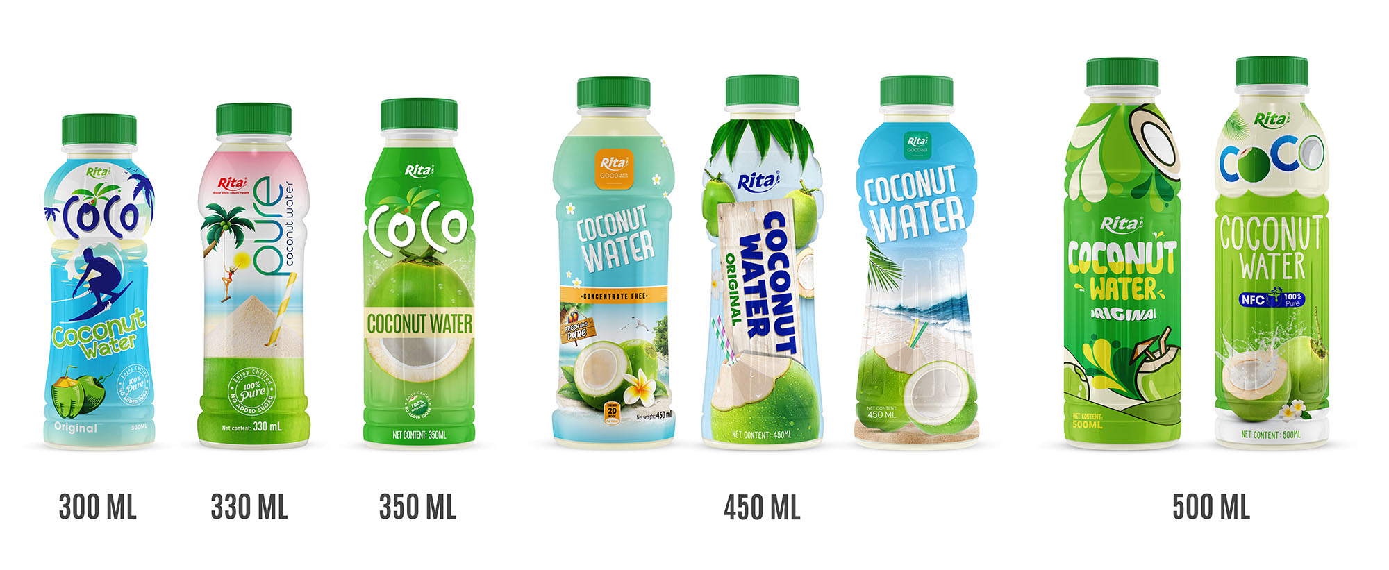 Кокосовая вода бренда RITA Organic Bentre свежий напиток с лучшим вкусом