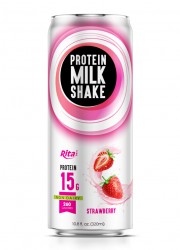 10.8 FL Oz Rita Protein Milk Shake with Strawberry Flavor