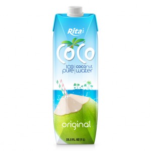 100 organic coconut water  original no added sugar 1L Paper Box