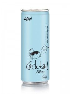 250ml aluminum can Cocktail Juice