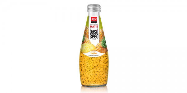 Basil-seed-290ml pineapple