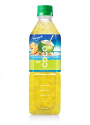 Coconut water with pineapple flavor  500ml Pet bottle 