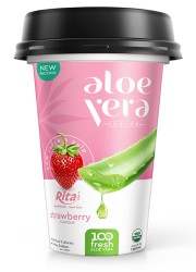 PP-cup-330ml aloe vera with strawberry