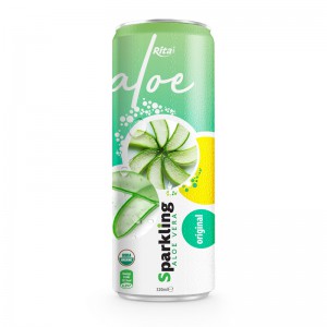 Sparkling aloe vera  320ml tin canned 