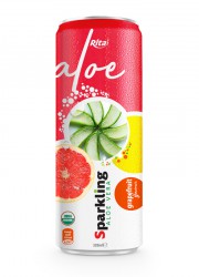 Sparkling aloe vera grapefruit 