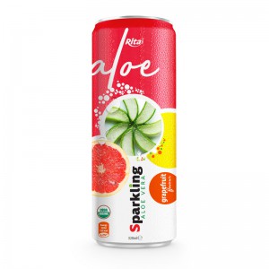 Sparkling aloe vera grapefruit 