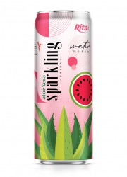 Sparkling aloe vera watermelon