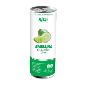 Sparkling cucumber lime