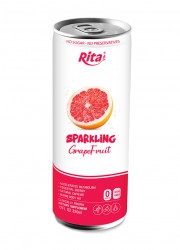 Sparkling grapefruit juice