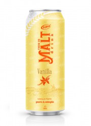 malt drink with vanilla flavor 500ml 