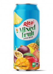 real best fruit to mixed fruit  juice drink 490ml cans 