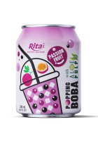 Оптовая продажа 8,4 жидких унций банок Popping Boba Bubble Tea Mix Passion Fruit