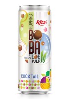 Самый продаваемый 320 мл элегантный коктейльный чай Bubble Tea