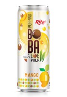 Оптовая продажа 320 мл Sleek Can со вкусом манго Bubble Tea