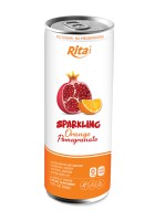 RITA BRAND 250 мл КОНСЕРВИРОВАННОГО ИГРИСТОГО ГРАНАТА И АПЕЛЬСИНОВОГО СОКА НАПИТКА