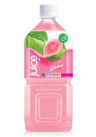 натуральный розовый guave бутылка сока напиток 1000ml домашнее животное