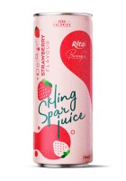 RITA BRAND 250ML КОНСЕРВИРОВАННОГО ИГРИСТОГО КЛУБНИЧНОГО СОКА